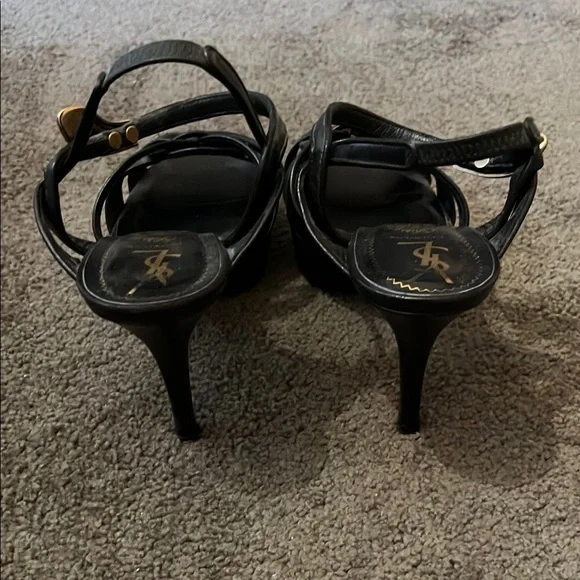 Yves Saint Laurent Black Elegant Heels - Picture 6 of 9